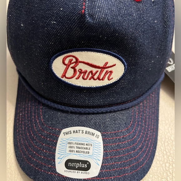 NWT - Brixton Adult Snapback Denim Cap - Picture 2 of 8